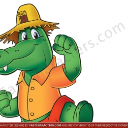 Crocodile Mascot