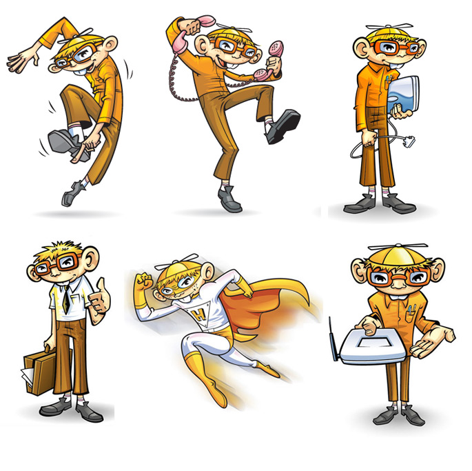 Business Lion Cartoon Character - 112 Poses Set by GraphicMama on Dribbble